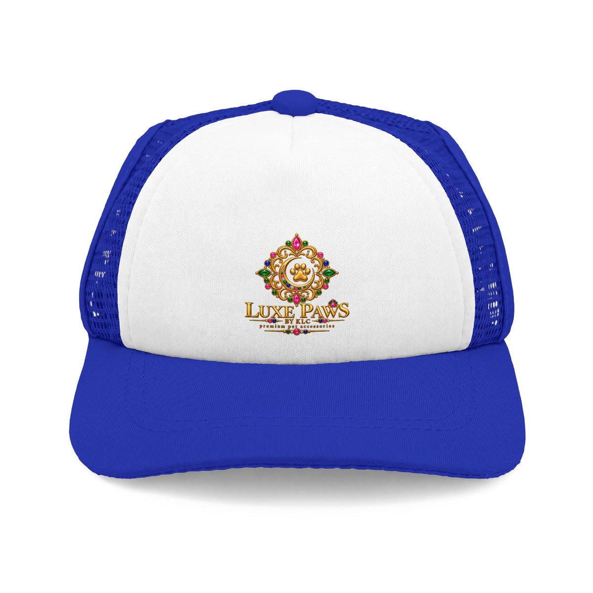 Embroidered Luxe Paws Dog Trucker Hat