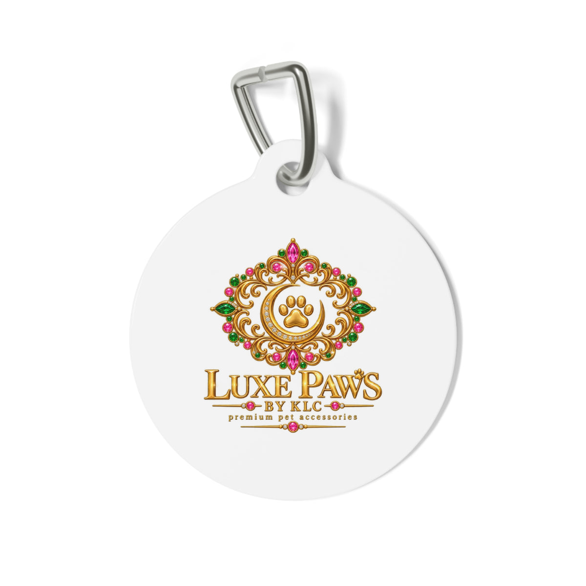 Luxe Paws Pet Tag — Elegant Dog & Cat ID Tag