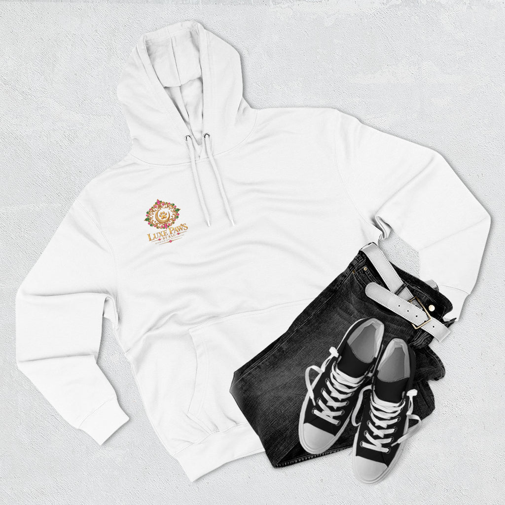 Luxe Paws Logo Hoodie — Premium Pet Boutique Pullover