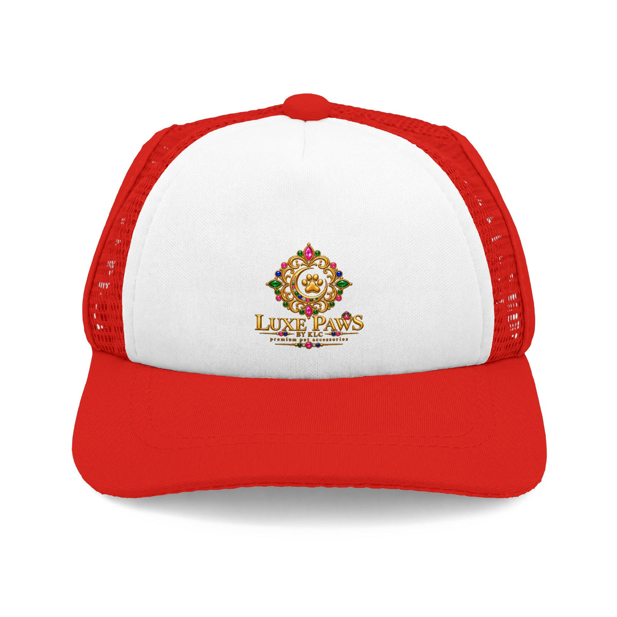 Embroidered Luxe Paws Dog Trucker Hat