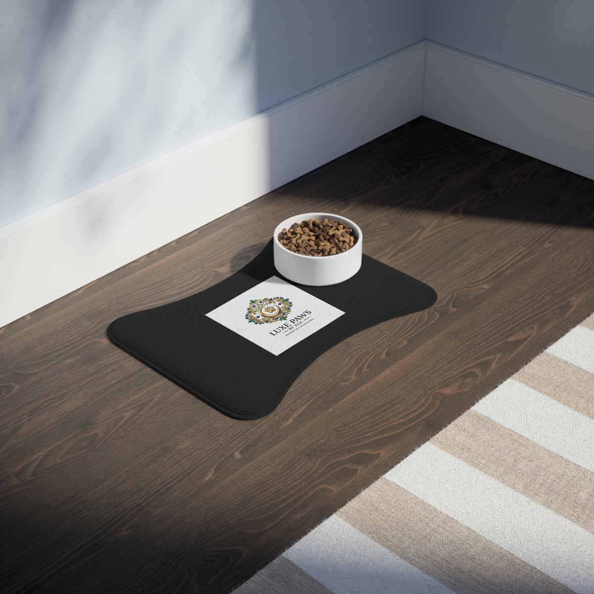 Luxe Paws Pet Feeding Mat — Non-Slip Spill-Proof Food & Water Placemat