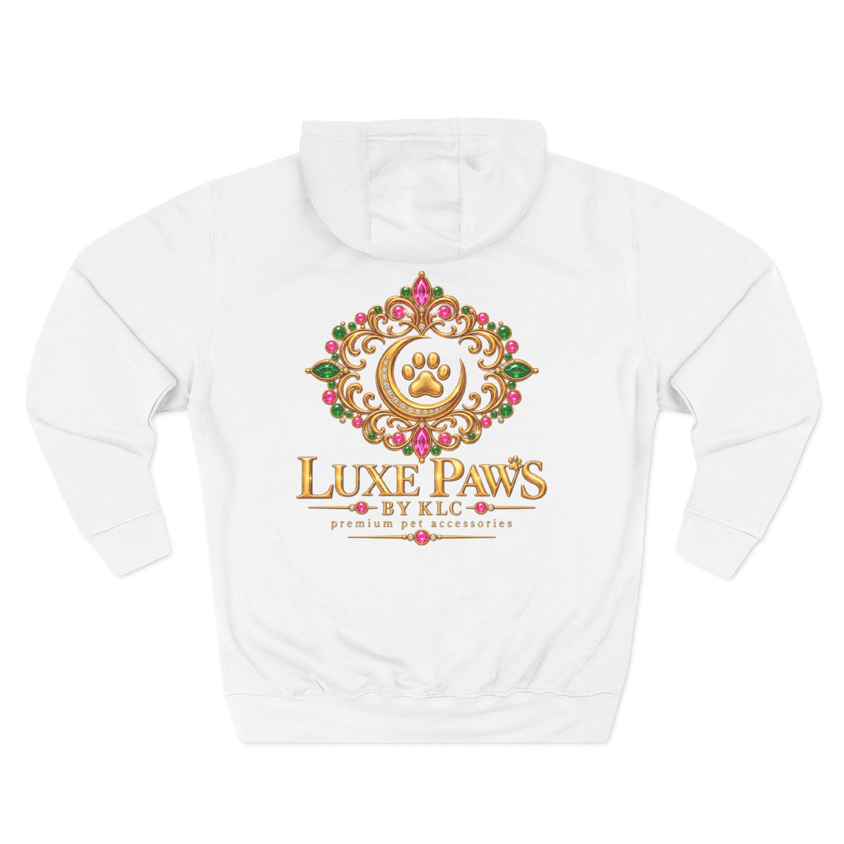 Luxe Paws Logo Hoodie — Premium Pet Boutique Pullover