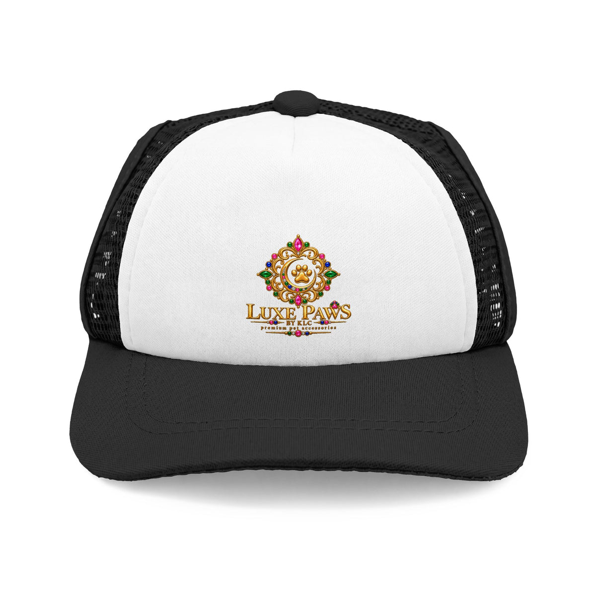 Embroidered Luxe Paws Dog Trucker Hat